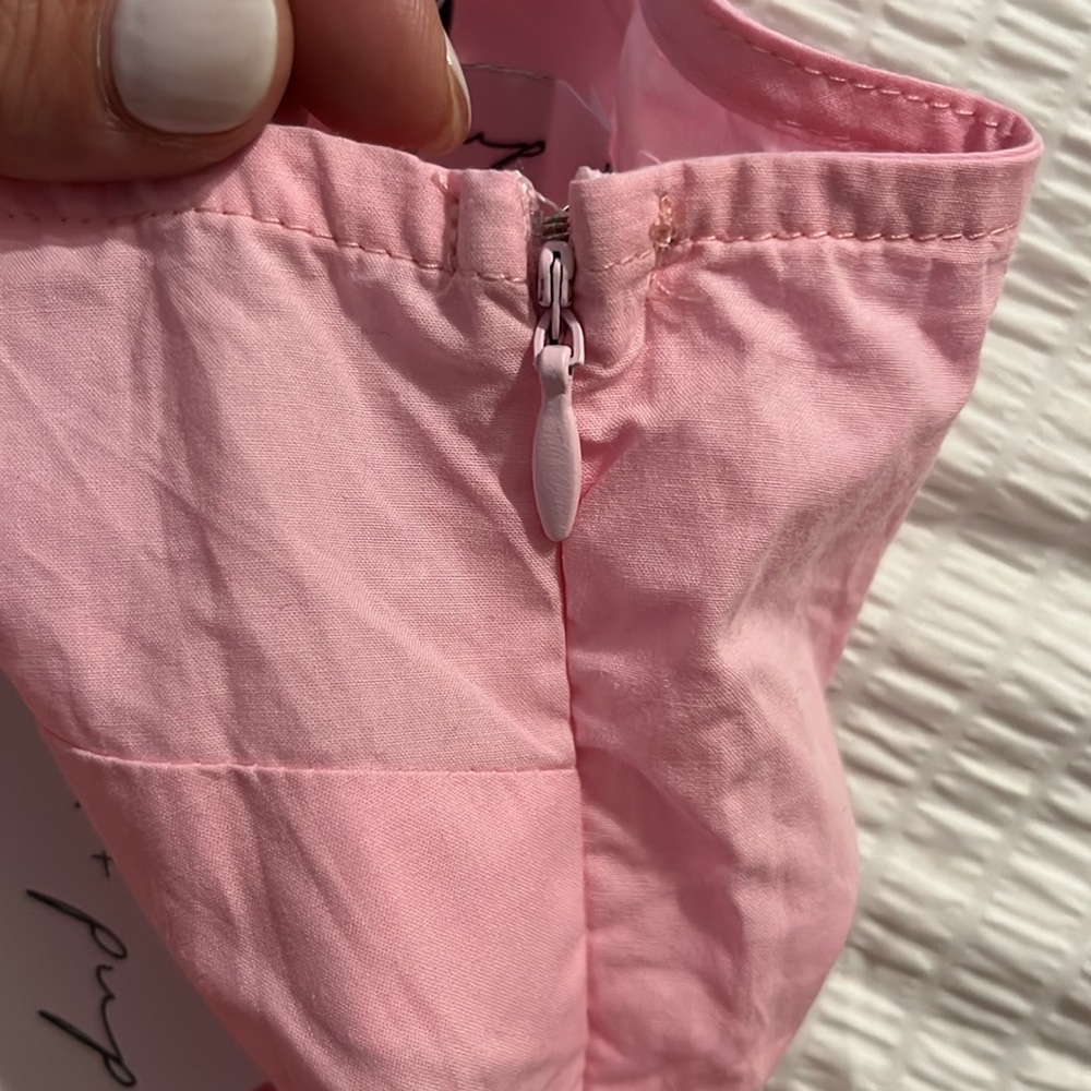 NWT Petal & Pup Averie Dress. pink and orange. Size 8 US. One shoulder & cutout - Picture 5 of 5